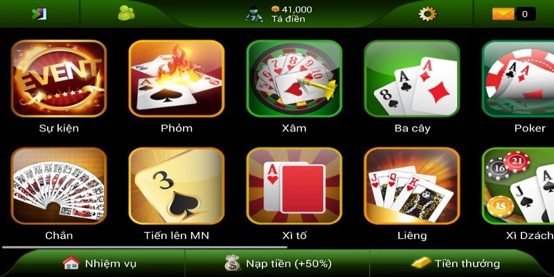 Game bài 58Win - khám phá sảnh chơi đa dạng và hấp dẫn